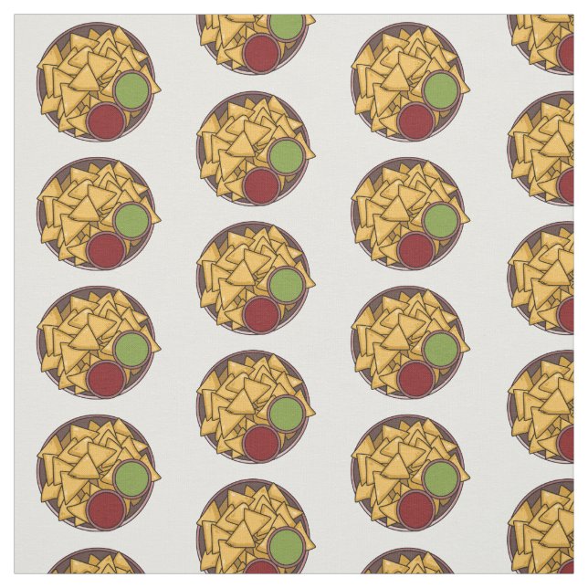 Tela Ilustracion personalizado Nachos (Retal)