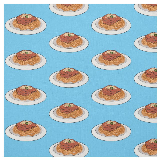 Tela Ilustracion personalizado Spaghetti (Retal)