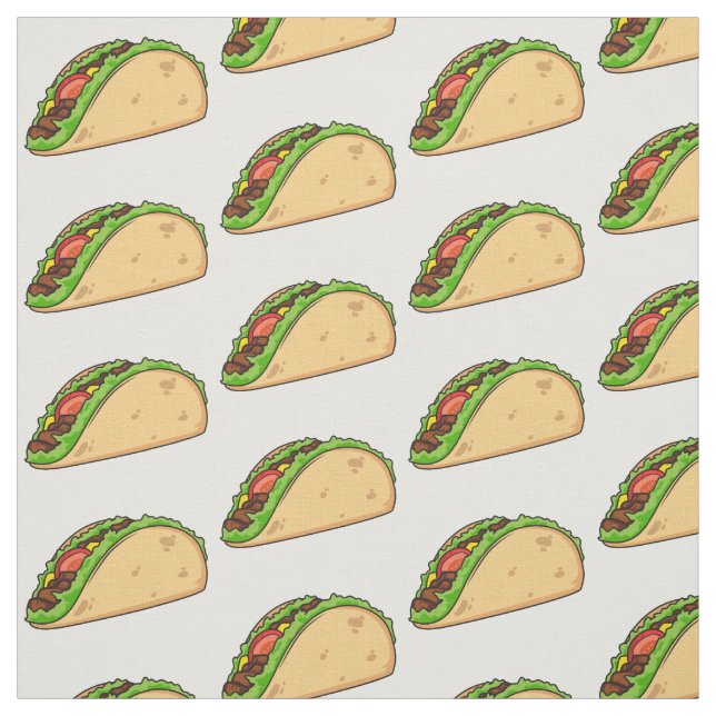 Tela Ilustracion personalizado Taco (Retal)