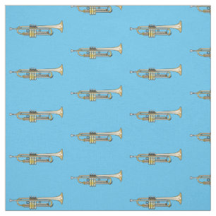 Tela Ilustracion personalizado Trumpet