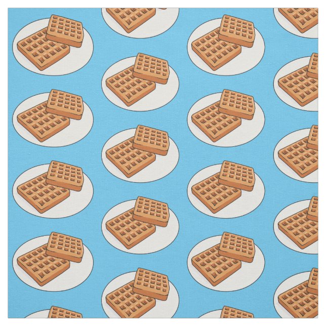 Tela Ilustracion Waffle personalizado (Retal)