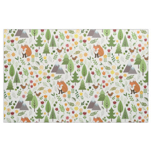 Tela Ilustraciones escandinavos del estilo en el modelo