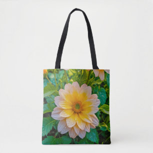 Tela Imagen de flor n.º 11, Serie floral, Bolso tote