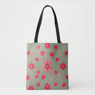 Tela Imagen de flor n.º 5, serie floral, bolso tote