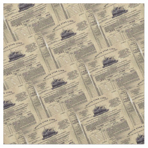Tela Imagen del billete de pasajeros con cubierta de ti