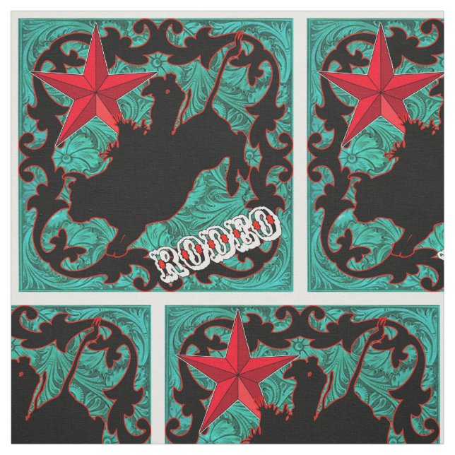 Tela Imitación de cuero occidental del montar a caballo (Retal)