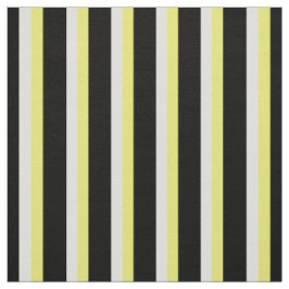 Tela impresa, en blanco y negro y amarillo
