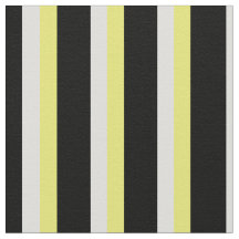 Tela impresa, en blanco y negro y amarillo