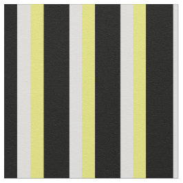 Tela impresa, en blanco y negro y amarillo