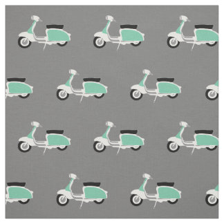 Tela impresa vespa retra por Rupert y la amapola