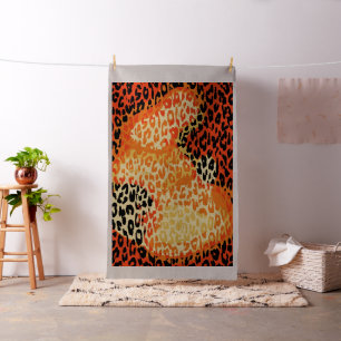 Tela Impresión animal del leopardo #27