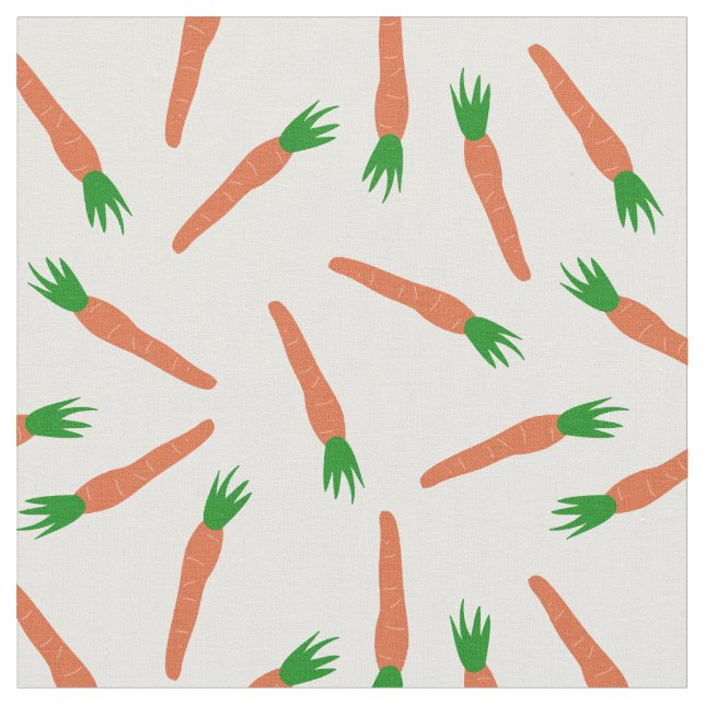 Tela Impresión con motivos en Naranja, verde y blanco (De cerca)