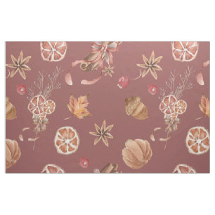 Tela Impresión de Acción de Gracias de las calabazas de