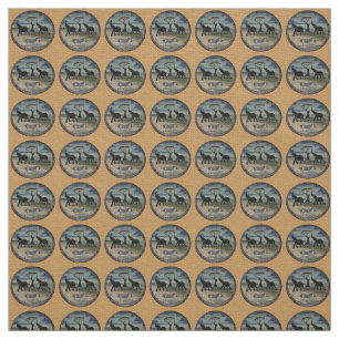 Tela Impresión de elefantes africanos