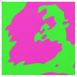 Tela Impresión de gato grande de neón