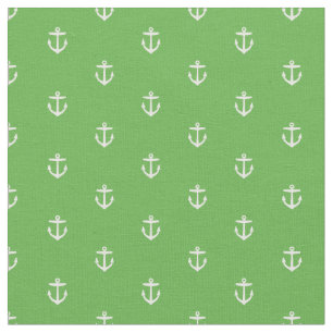 Tela Impresión de Kelly Green Anchor