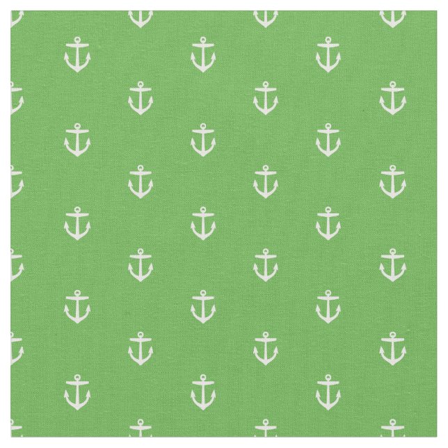 Tela Impresión de Kelly Green Anchor (De cerca)