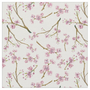 Tela Impresión de la flor de cerezo de Sakura