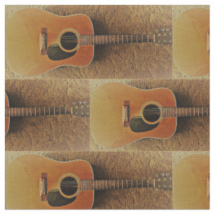 Tela impresión de la guitarra