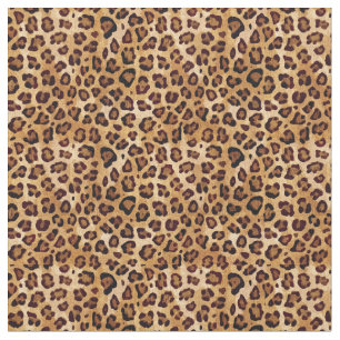 Tela Impresión de leopardo de la textura rusa