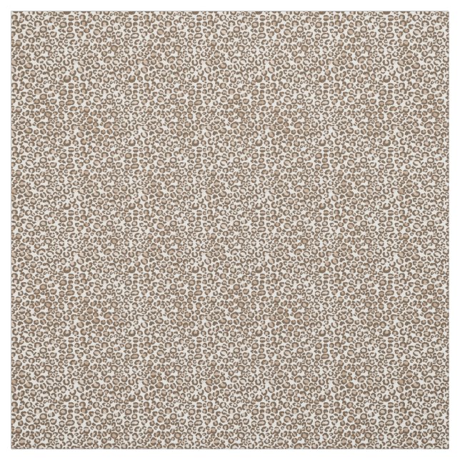 Tela Impresión de leopardo marrón chocolate (Retal)