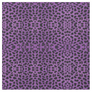 Tela Impresión de leopardo púrpura