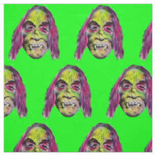 Tela impresión de monstruo de horror espeluznante
