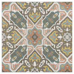 Tela Impresión de patrón geométrico persa antiguo