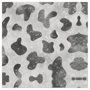 Tela Impresión de vaca en las secuencias de Purpurinas 