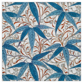 Tela Impresión de William Morris, azul del dril de