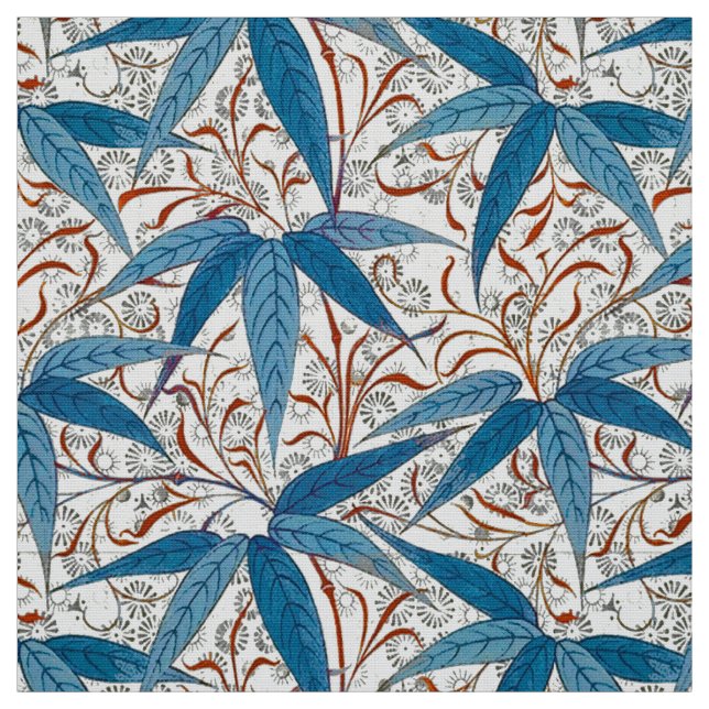 Tela Impresión de William Morris, azul del dril de (Retal)