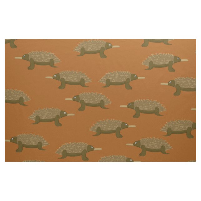 Tela Impresión Echidna Australiana ("Cuarto gordo" (fat quarter))