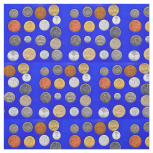 Tela impresión extranjera de las monedas del lotsa