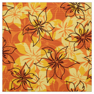 Tela Impresión hawaiana de la camisa de hawaiana de