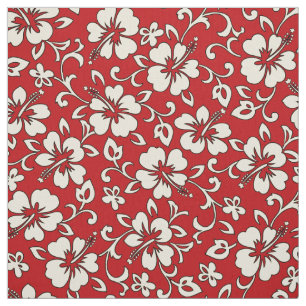 Tela Impresión hawaiana de Pareau del hibisco de Malia