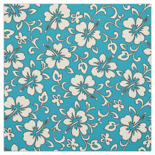 Tela Impresión hawaiana de Pareau del hibisco de Malia