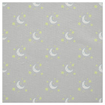 Impresión textil original Moon & Stars - Gris