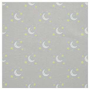 Tela Impresión textil original Moon & Stars - Gris