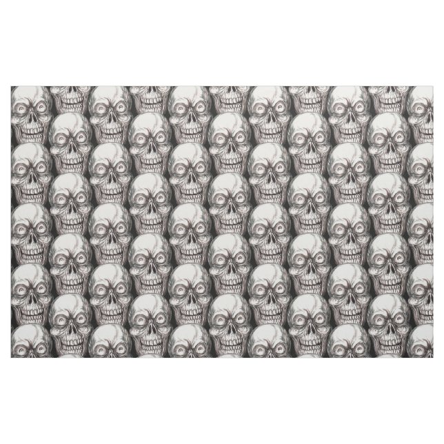 TELA IMPRESIÓN TONTA DEL CRÁNEO ("Cuarto gordo" (fat quarter))