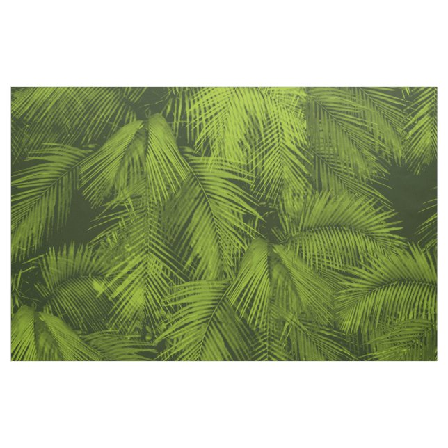 Tela Impresión tropical hawaiana de las palmas de ("Cuarto gordo" (fat quarter))