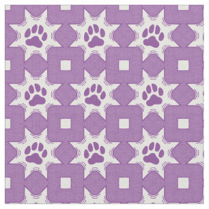 Tela Impresionante Huella de Garra Geométrica Morada