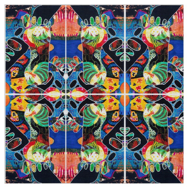 Tela Impresiones del pie (Retal)