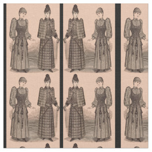 Tela Impresora de 1895 de señoras de papel de señas de 