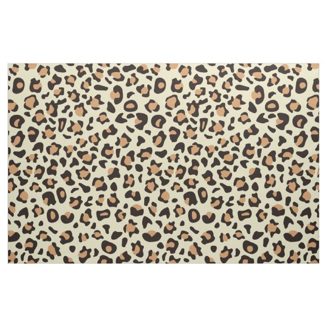Tela Imprimir leopardo ("Cuarto gordo" (fat quarter))