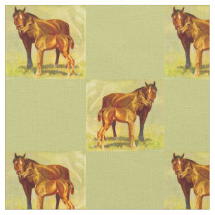 Tela impronta de caballos grandes