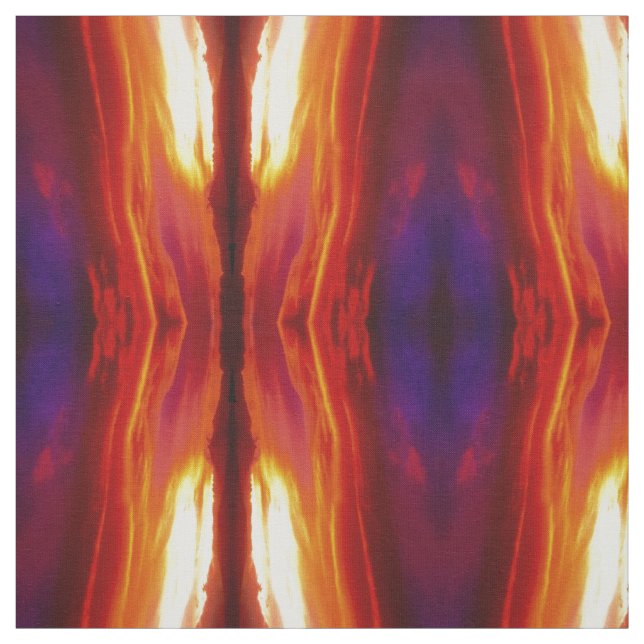 Tela Incendio al atardecer (Retal)