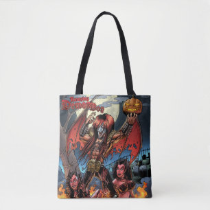 Tela Increíble bolso de arte de Demon Boy Art Tote