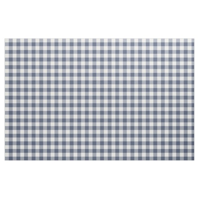 Tela Indigo Blue Gingham Pattern Fabric ("Cuarto gordo" (fat quarter))