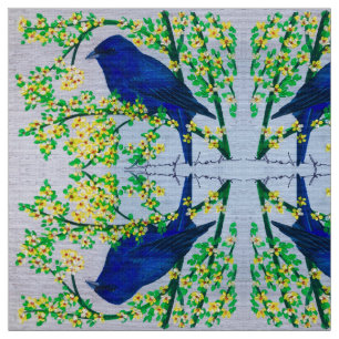 Tela Indigo Bunting Fabric