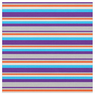 Tela Indigo, gris, rojo, beige y azul cielo profundo